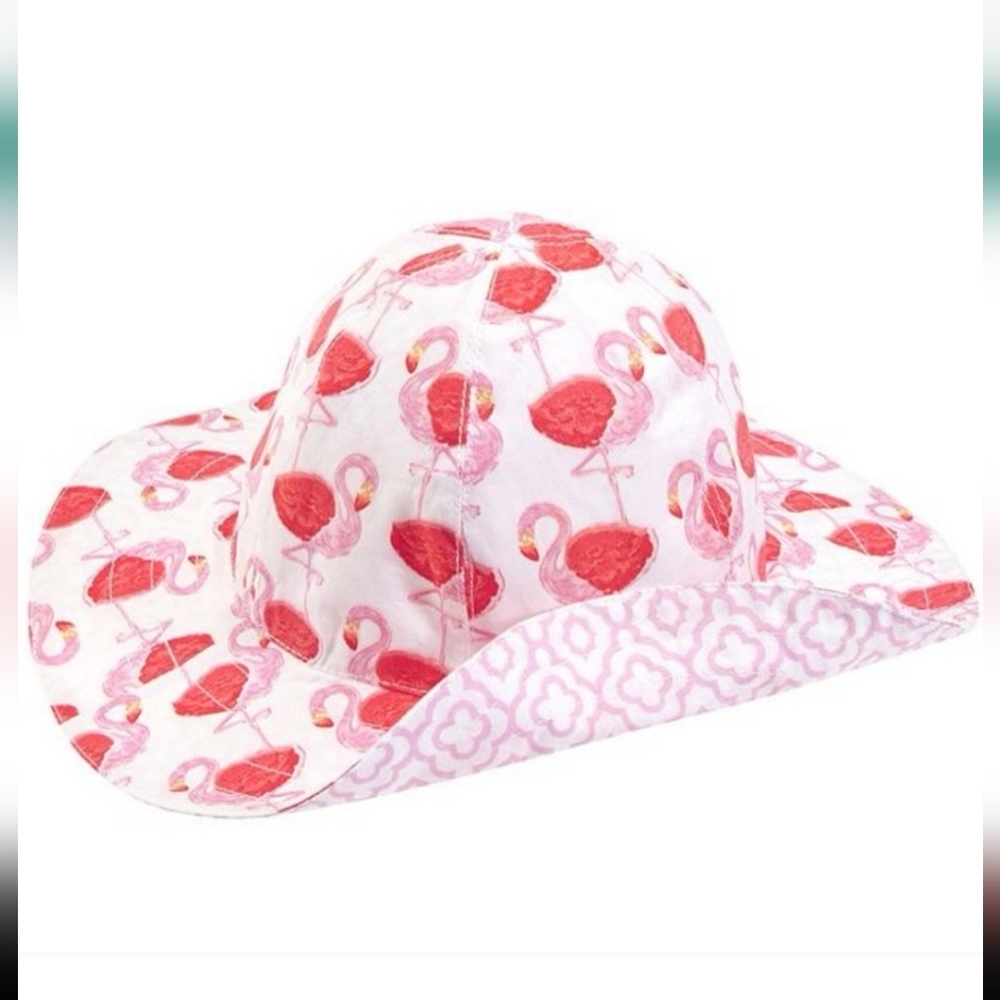 PBK 2pc Set 100% COTTON Baby Sun Hat Cover Swim POTTERY BARN KIDS - Picture 2 of 9